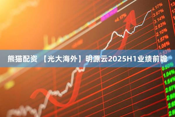 熊猫配资 【光大海外】明源云2025H1业绩前瞻