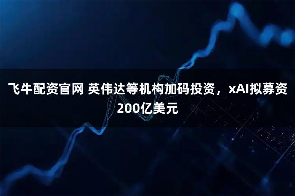 飞牛配资官网 英伟达等机构加码投资,xAI拟募资200亿美元